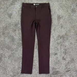 Vuori Everything Chino‎ Pant Maroon Performance Stretch Mens No Size Tag 32x30.5